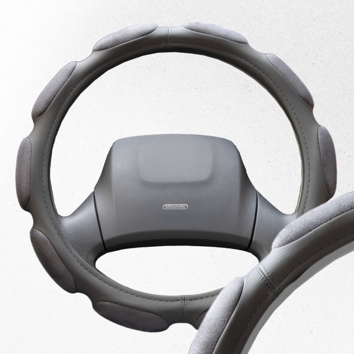 

Оплетка замша, 10 подушечек, L серая Skyway, ECO, S01101043