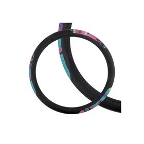 

Оплетка Skyway "Цветочки", кожаная, размер M, черная, ECO