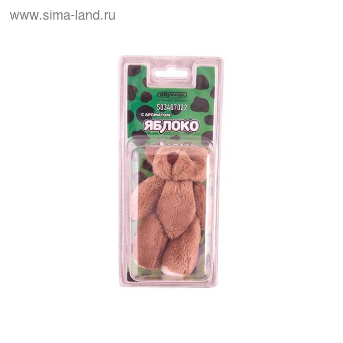 

Освежитель-игрушка, Skyway, медвежонок, яблоко, S03407022