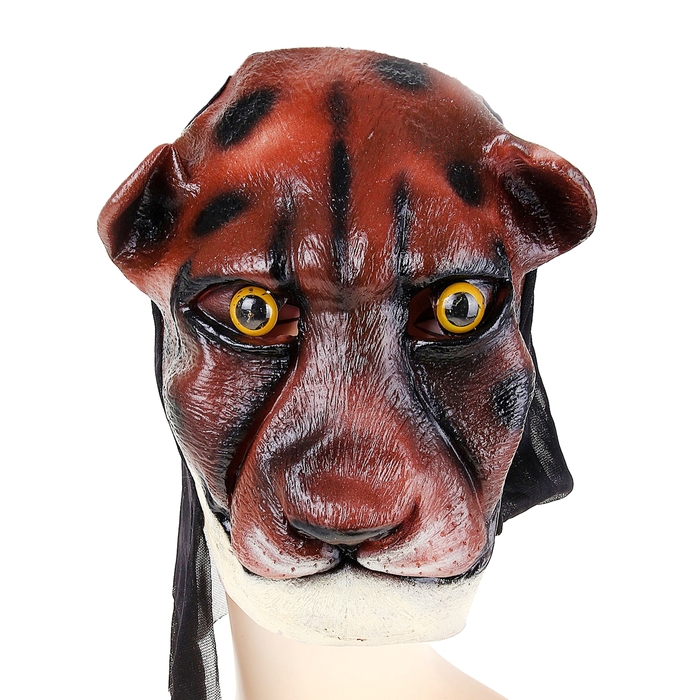 Карнавальная маска латексная "Тигрица"