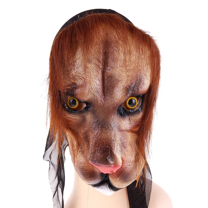 Карнавальная маска латексная "Лев"