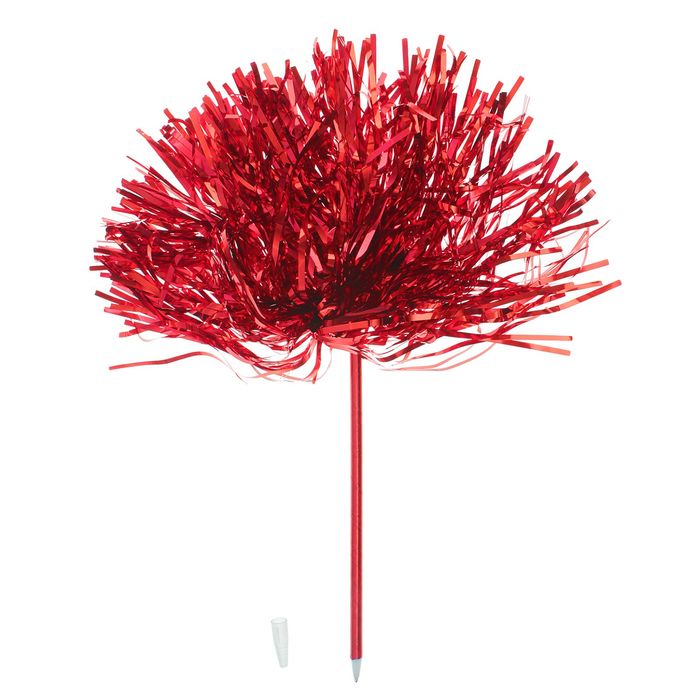 Ручка "Помпон", цвет красный