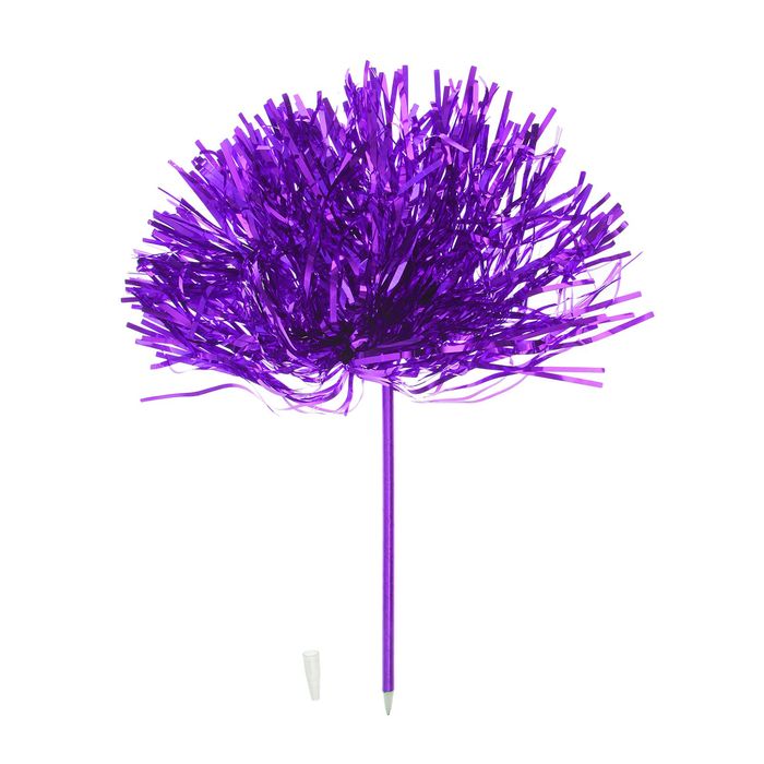 Ручка "Помпон", цвет фиолетовый