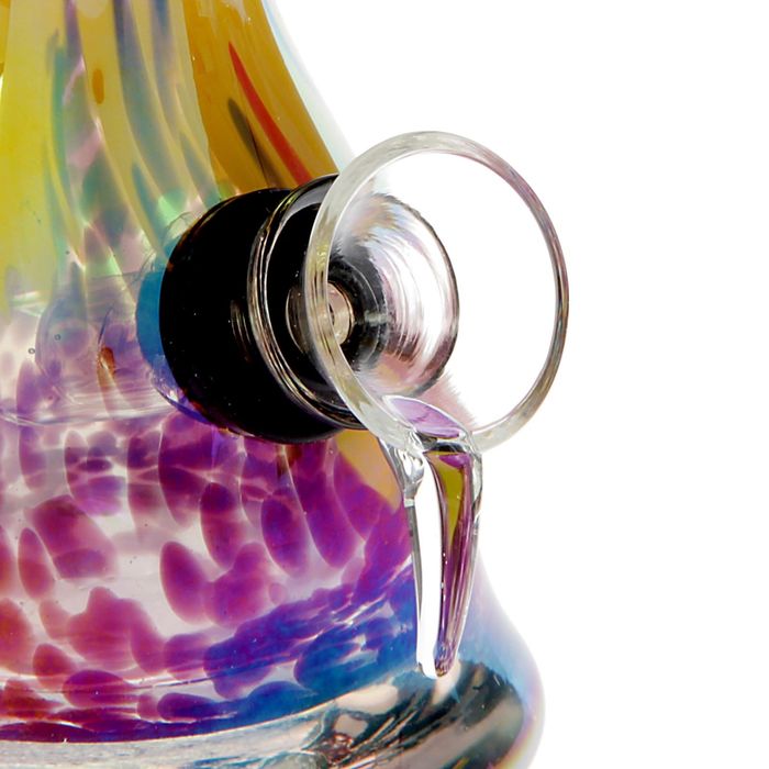 Бонг цветной, "Невиданные края"стекло 14х7х7 см