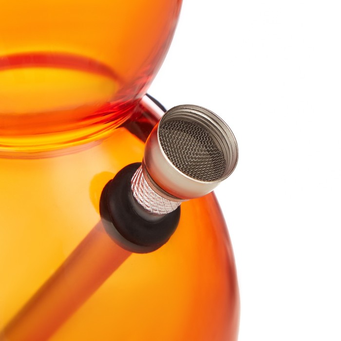 Бонг цветной, "Холодный тон" стекло 20,5х9,5х9,5 см