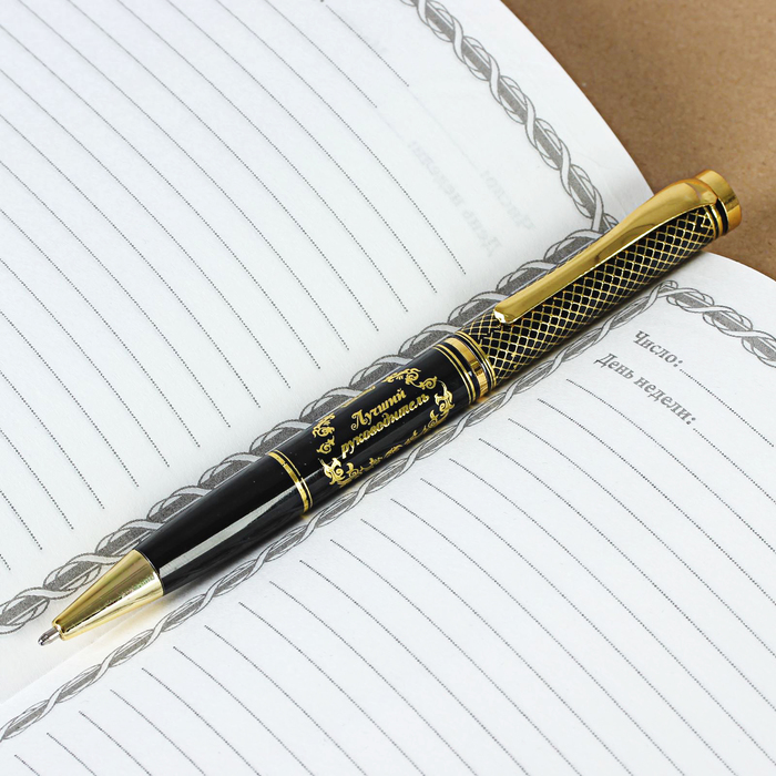 Ручка в подарочном футляре "Золотому директору"