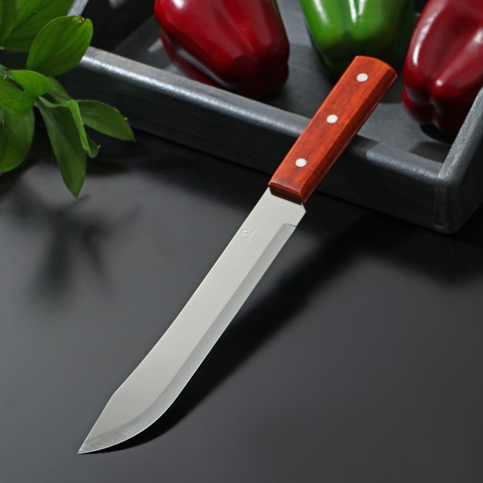 нож для стейков wmf spitzenklasse plus 12 см 1895466032 Нож для мяса и стейков Доляна «Мачете», лезвие 20 см