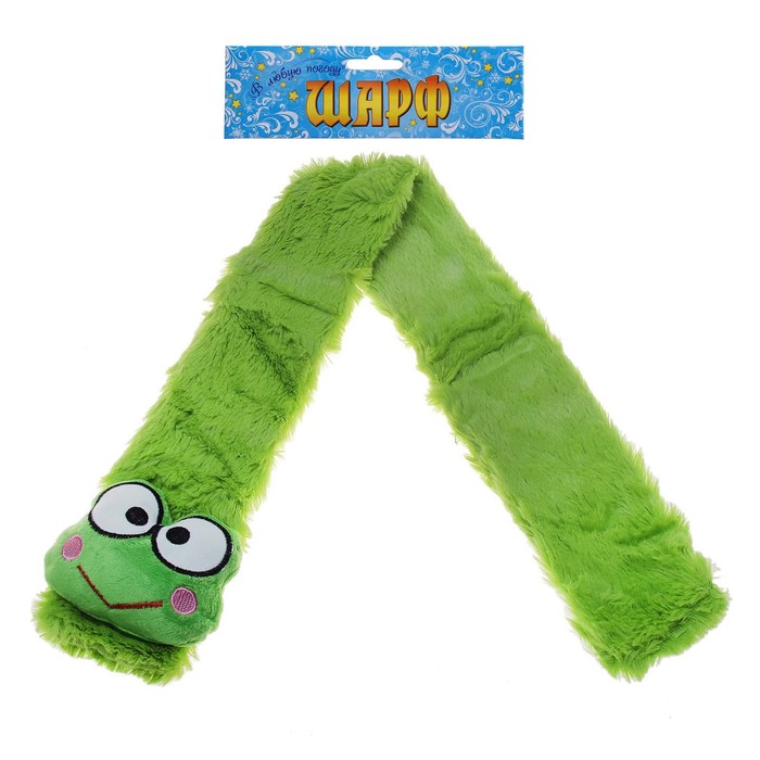 Шарф "Лягушка", цвета МИКС