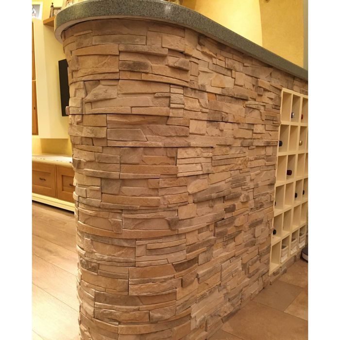 Искусственный декоративный камень "Тонкий пласт", 0,5 кв. м (5)