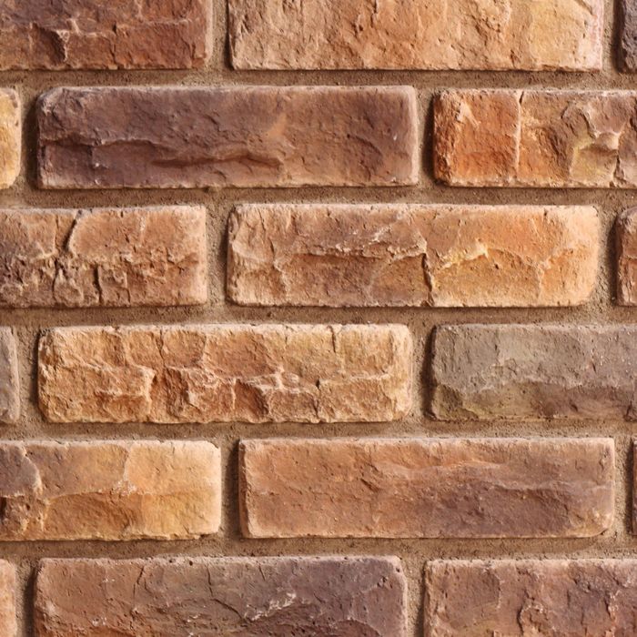 Искусственный декоративный камень "Старинный Кирпич", 0.7 кв.м