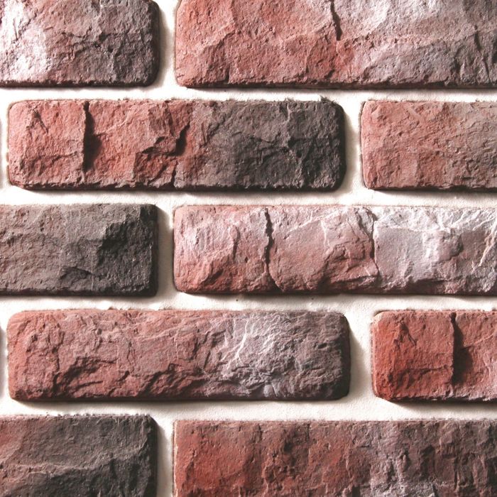 Угловой элемент из искусственного декоративного камня "Старинный Кирпич", 2,24 пог.м (519)