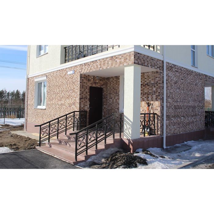 Угловой элемент из искусственного декоративного камня "Венский кирпич", 1 пог. м (1140)