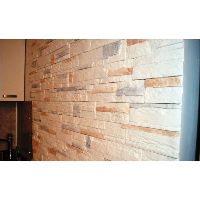 Угловой элемент из искусственного декоративного камня "Альпийский сланец", 1 пог. м (1203)