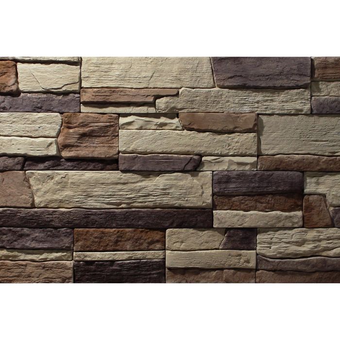 Угловой элемент из искусственного декоративного камня "Альпийский сланец", 1 пог. м (1248)