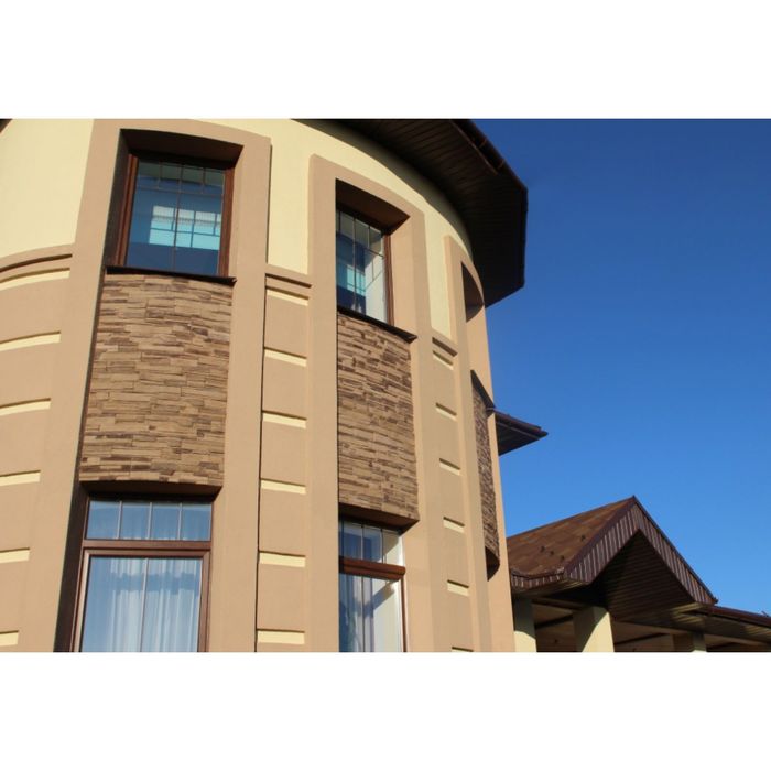 Угловой элемент из искусственного декоративного камня "Альпийский сланец", 1 пог. м (1248)