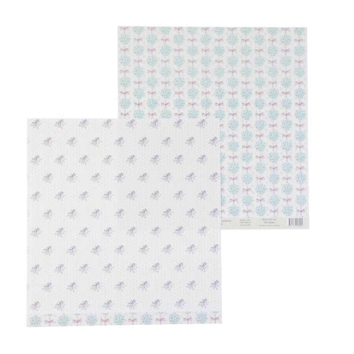 Бумага для скрапбукинга "Garland" 30,5х30,5 см плотность 190гр/м2
