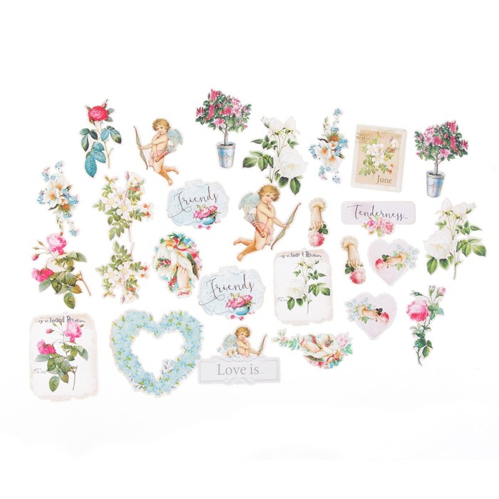 Набор высечек для скрапбукинга "Нежность"