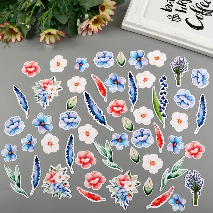 Набор высечек для скрапбукинга "Цветы. Однажды в Париже"