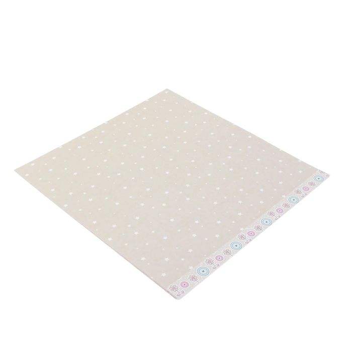 Набор бумаги для скрапбукинга "Little qirl" 10 листов 30,5х3,5 см плотность 190гр/м2