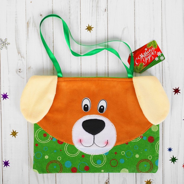 Сумочка "Песик" черный носик