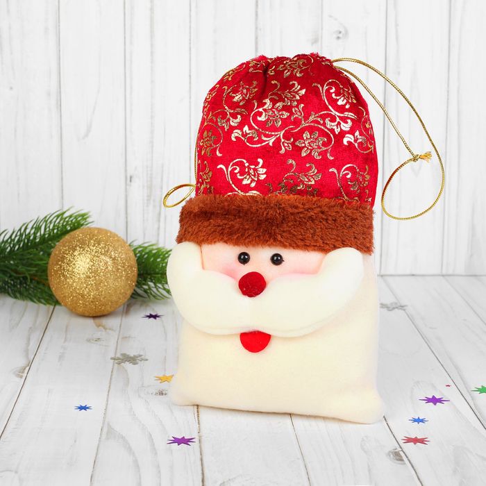 Подарочная упаковка "Дед мороз", вместимость 500 грамм