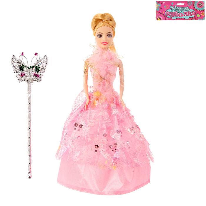Кукла модель "Сара" в бальном платье, с аксессуарами, МИКС