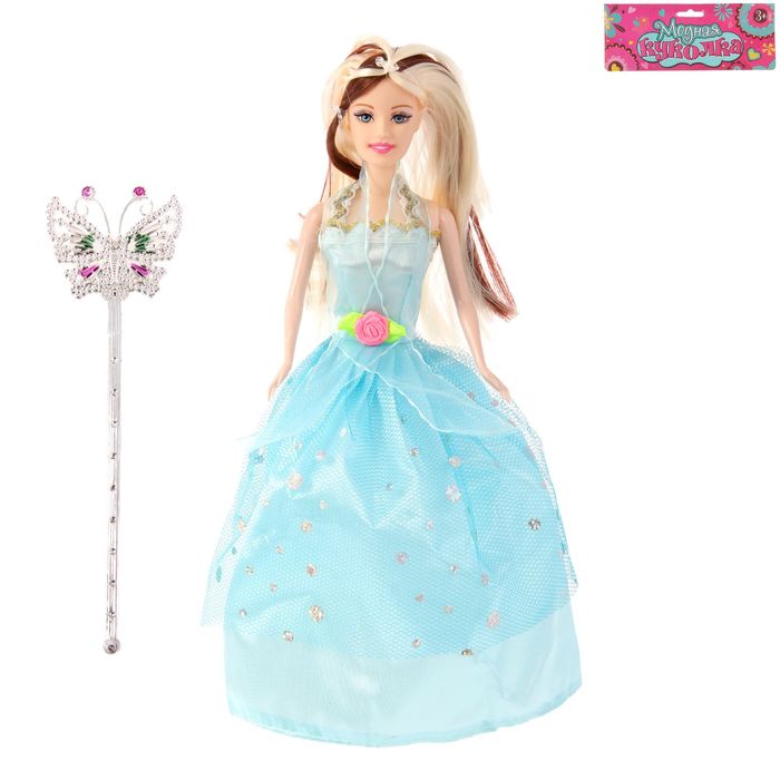 Кукла модель "Алёна" в бальном платье, с аксессуарами, МИКС