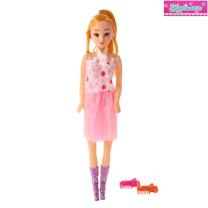 Кукла модель "Александра" в летнем платье, с аксессуарами, МИКС