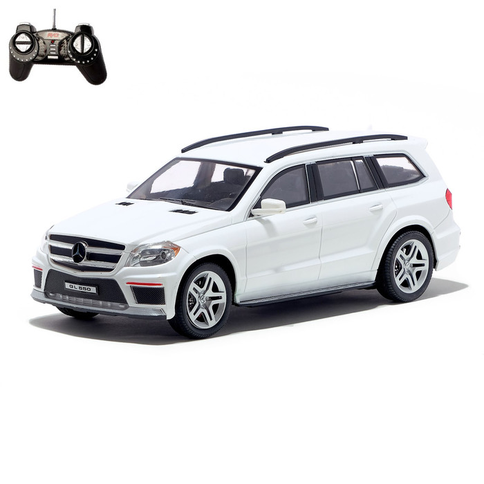 Машина радиоуправляемая "Mercedes-Benz GL550", масштаб 1:18, работает от аккумулятора, свет, МИКС