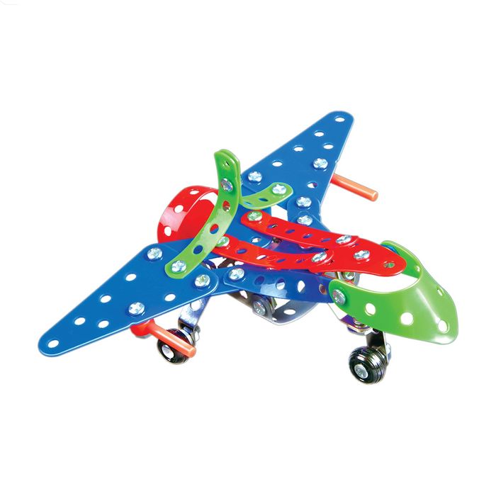 Конструктор металлический «Авиатехника», 4 в 1, 440 деталей