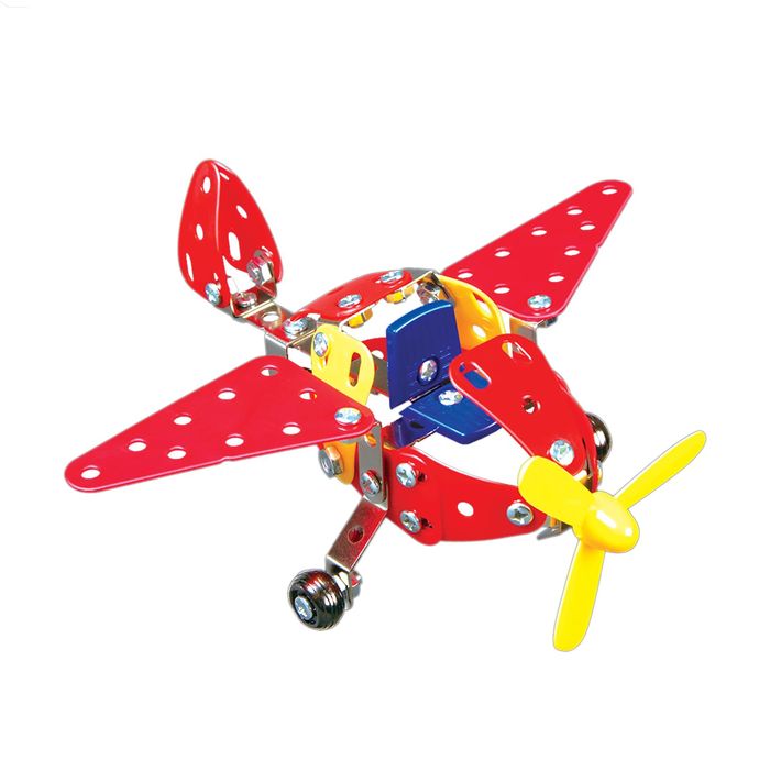 Конструктор металлический «Авиатехника», 4 в 1, 440 деталей