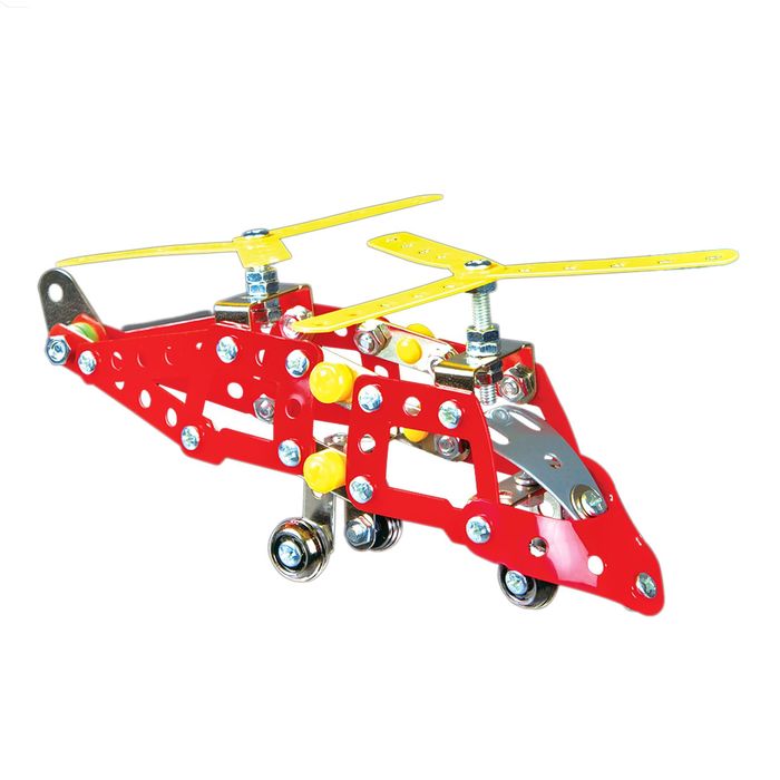 Конструктор металлический «Авиатехника», 4 в 1, 440 деталей