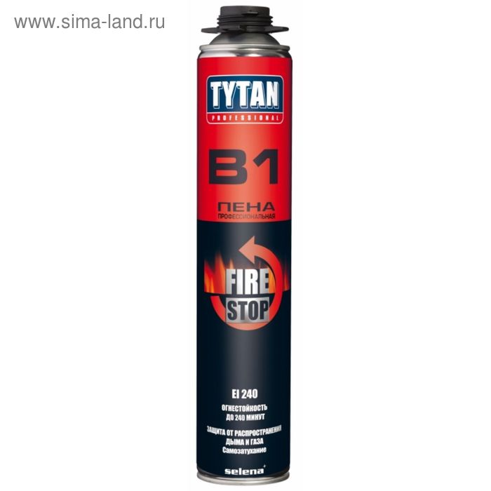 цена Пена монтажная ПРОФ TYTAN В1 огнеупорная 750 мл
