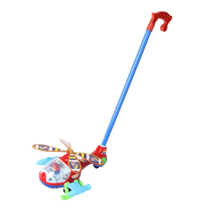 Каталка на палке «Пилот самолёта», цвета МИКС