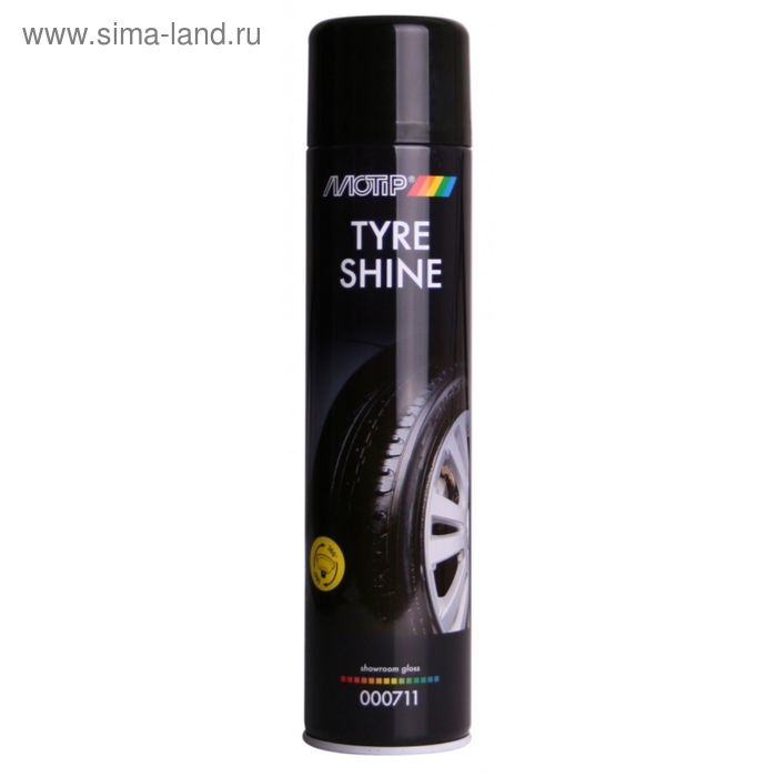 фото Чернитель шин motip tyre shine black line, 600 мл