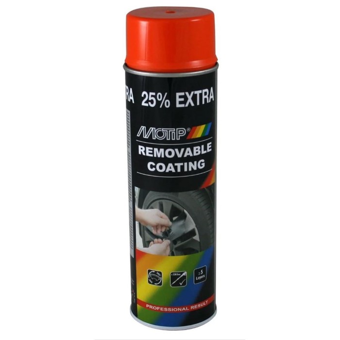 Эмаль винил оранжевая глянцевая, 500 мл , MOTIP