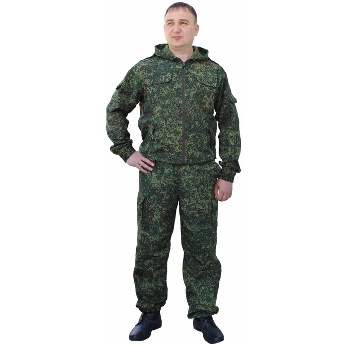 Костюм «Спецназ» (рип-стоп, зеленая цифра) 7.62, р-р 60-62 рост 182-188