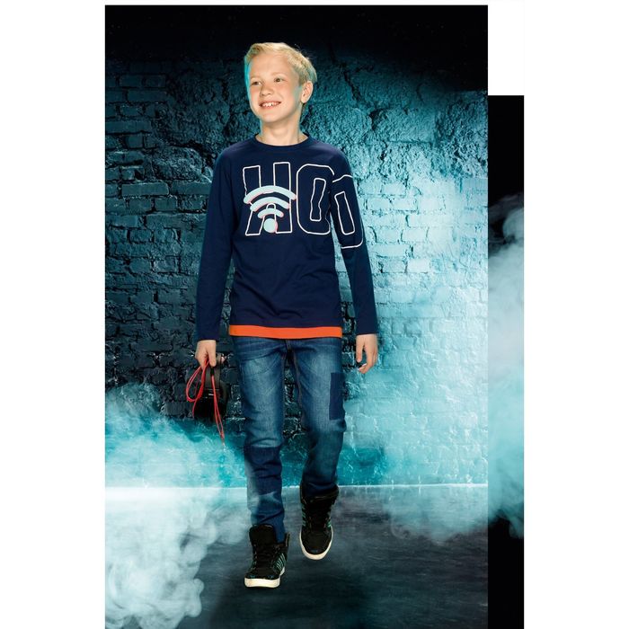 Джемпер для мальчика, рост 122 см, цвет синий