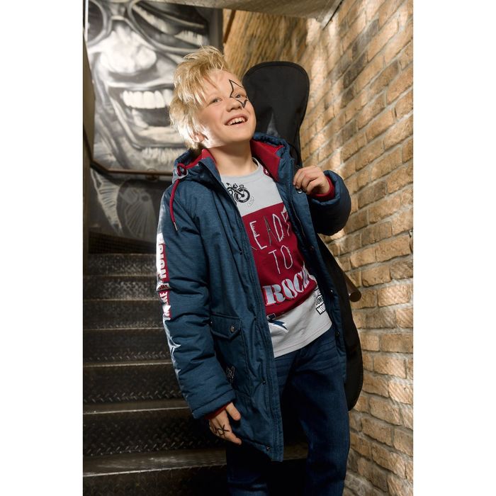 Джемпер для мальчика, рост 116 см, цвет красный