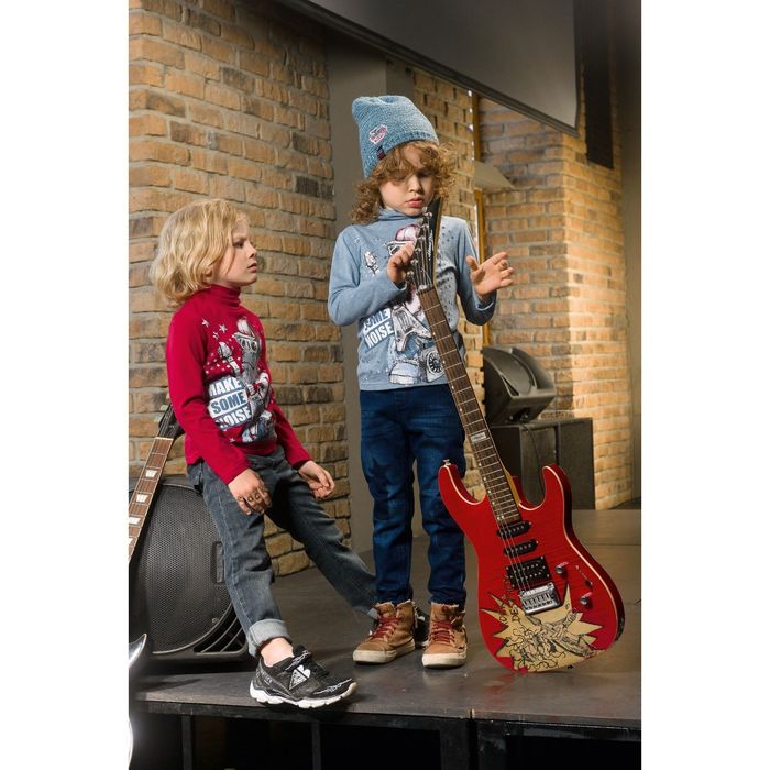 Джемпер для мальчика, рост 110 см, цвет джинс