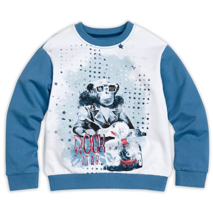 Джемпер для мальчика, рост 110 см, цвет джинс