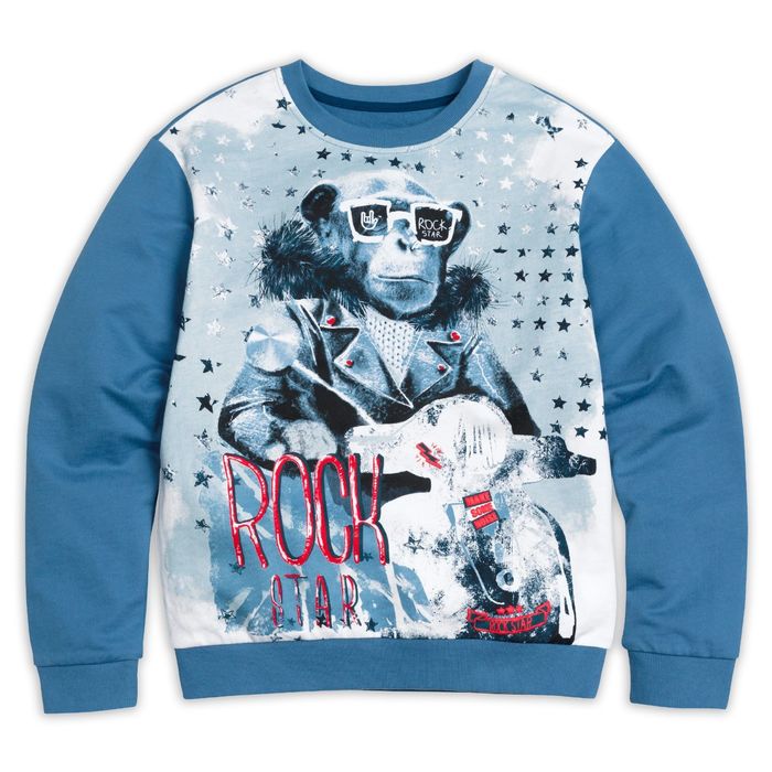 Джемпер для мальчика, рост 116 см, цвет джинс