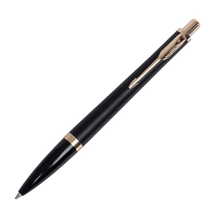 

Ручка шариковая Parker Urban Core Muted Black GT M, корпус из латуни, чёрный матовый/ золото, синие чернила (1931576)