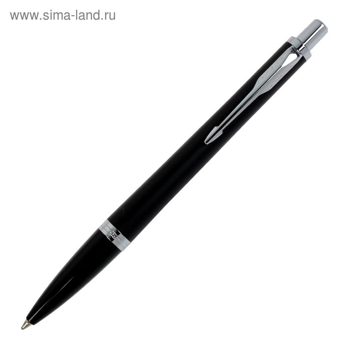 

Ручка шариковая Parker Urban Core Muted Black CT M, корпус чёрный/матовый/ хром, синие чернила