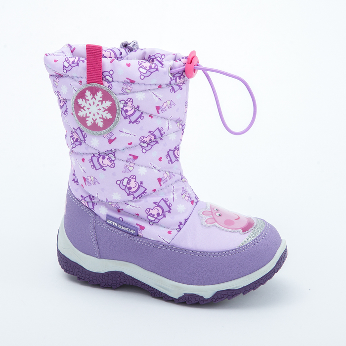 Дутики дошкольные арт.6883B, цвет сиреневые