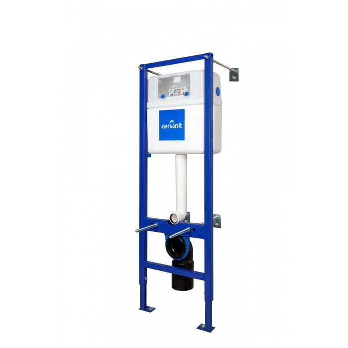 Сет Cersanit CARINA NEW CLEAN ON (Инсталляция, безободковый унитаз, кнопка)