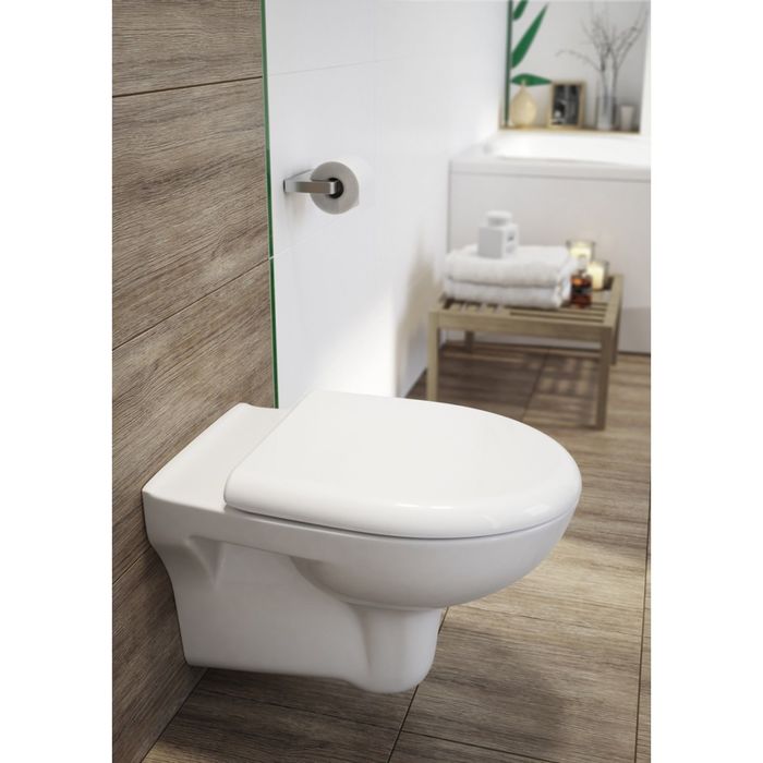 Унитаз подвесной Cersanit NATURE NEW CLEAN ON с тонким сиденьем