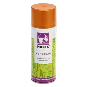 

Эмаль декор HOLEX аэрозоль 520 мл, золото