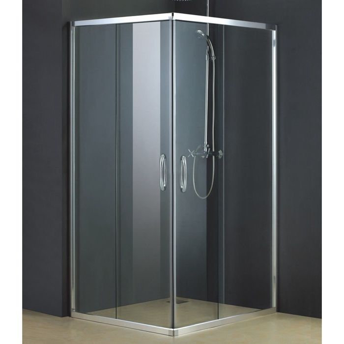 Душевое ограждение Azario AZ-131 S, 90 х 90 х 200 см, хром, толщина стекла 5 мм