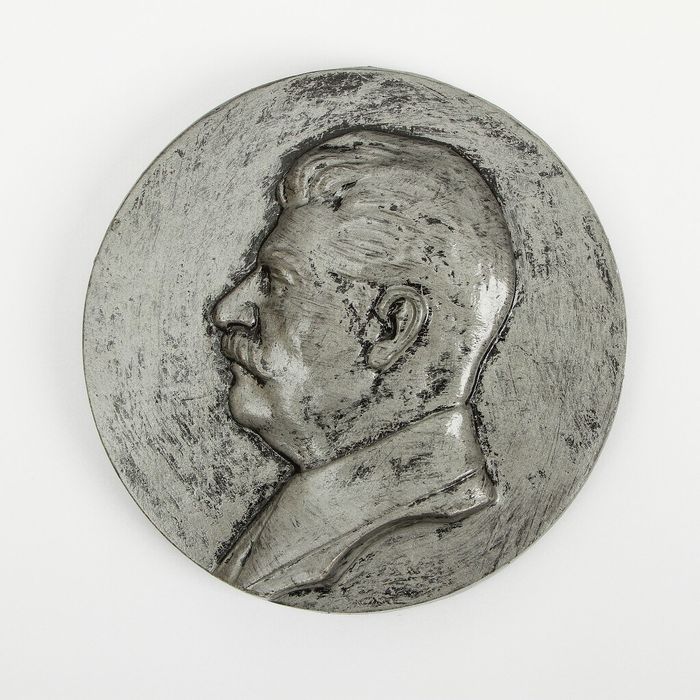 Панно "Сталин", серебро 25см